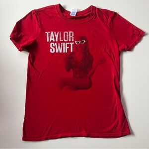 Taylor Swift RED Tour Red Tee Shirt